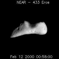 소행성 433 Eros의 운동 (image by NASA National Space Science Data Center)